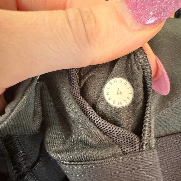 Lululemon Sweat Times Bra Criss Cross Racerback Sports Bra Black - Picture 8 of 9